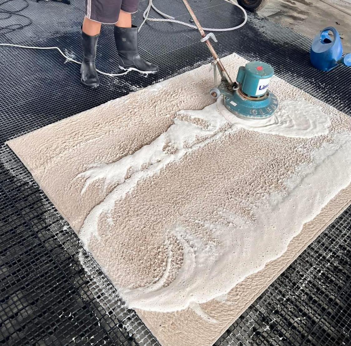 Limpeza profissional de tapete